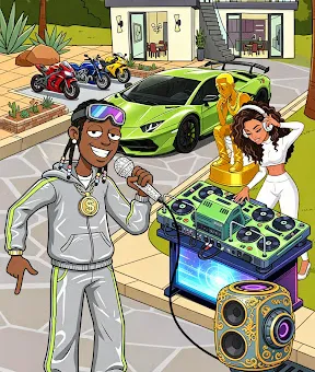 Rap Star:Idle Clicker – Capturas de pantalla 2